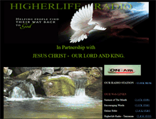 Tablet Screenshot of higherliferadio.com